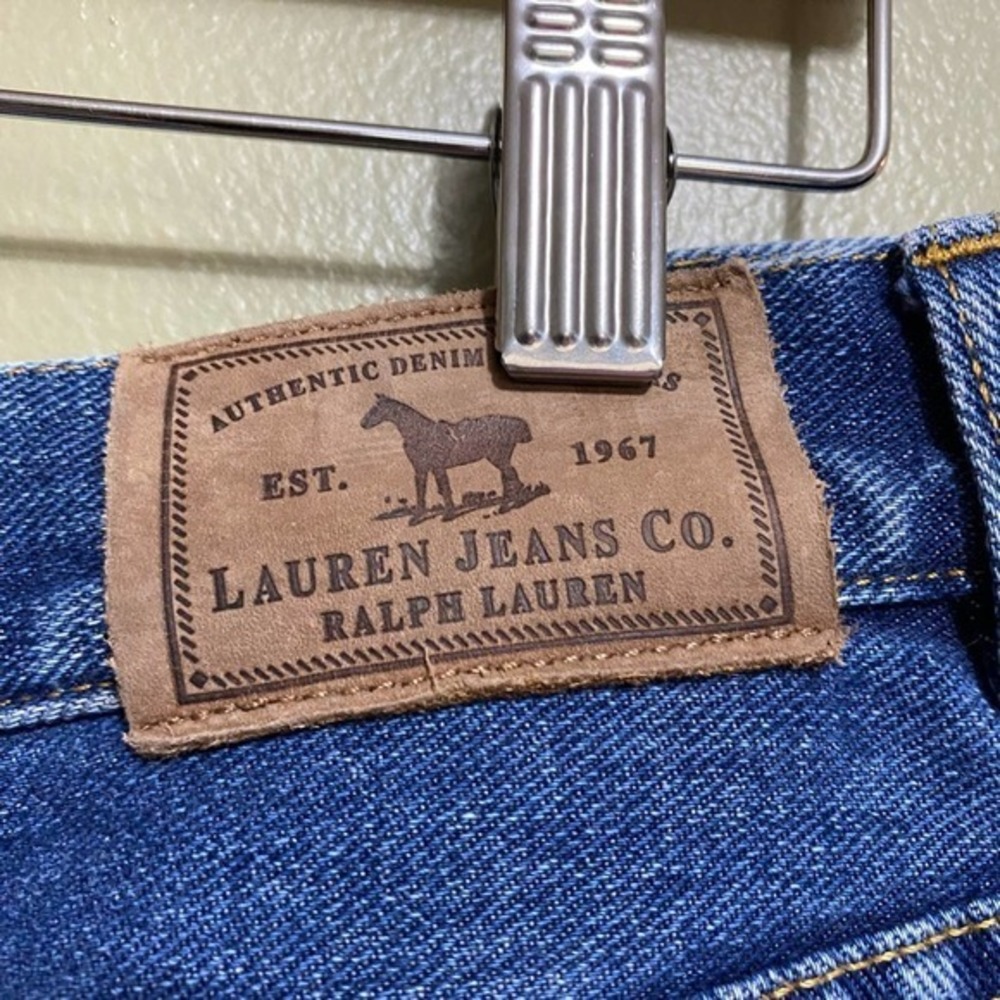 Lauren by‎ Ralph Lauren Straight Leg Jeans, Size 14 - Picture 3 of 4